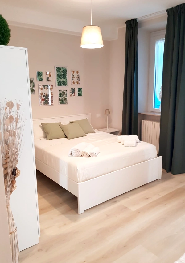 Una delle camere del B&B La Finestra Blu