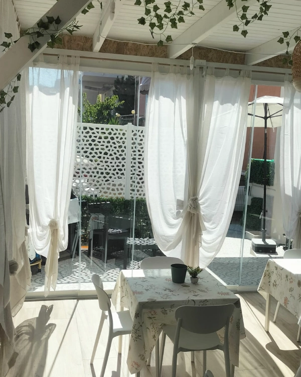 Area comune per mangiare o rilassare in confort